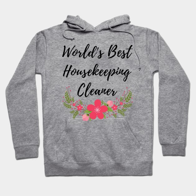 Housekeeping cleaner Hoodie by Mdath